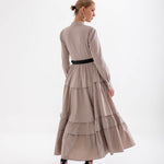 İzhar Elbise – Nervürllü Elbise