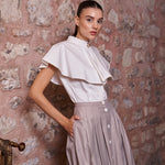 Pelerin Detaylı Bluz