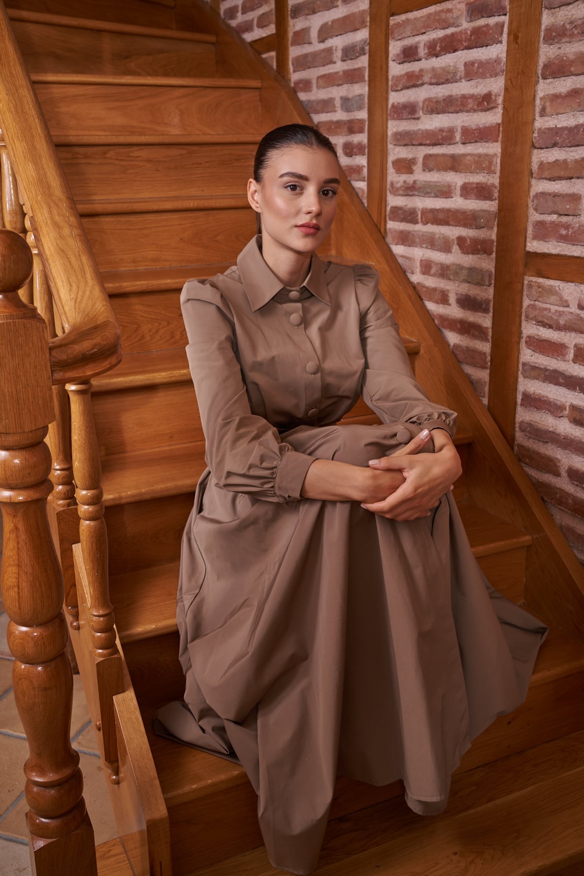 Trench Gömlek Elbise