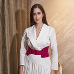 Nancy  V Yaka Midi Elbise