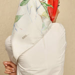 Nar Çiçeği Eşarp