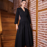 Nancy  V Yaka Midi Elbise