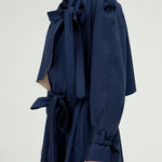 Bağlama Detaylı Trençkot