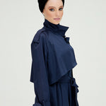 Bağlama Detaylı Trençkot